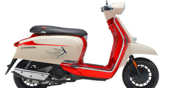 lambretta v style red-white