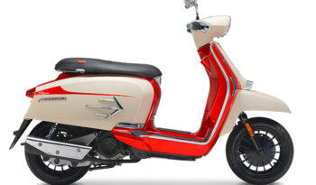 lambretta v style red-white