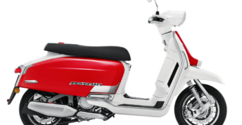 Lambretta G350 Series 2 2024 สีแดงขาว